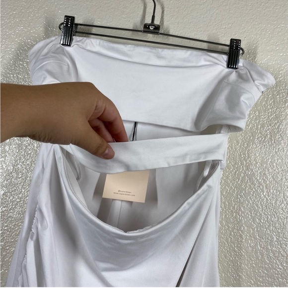 Superdown Revolve Nara Mini White Cut Out Dress - Picture 2 of 3